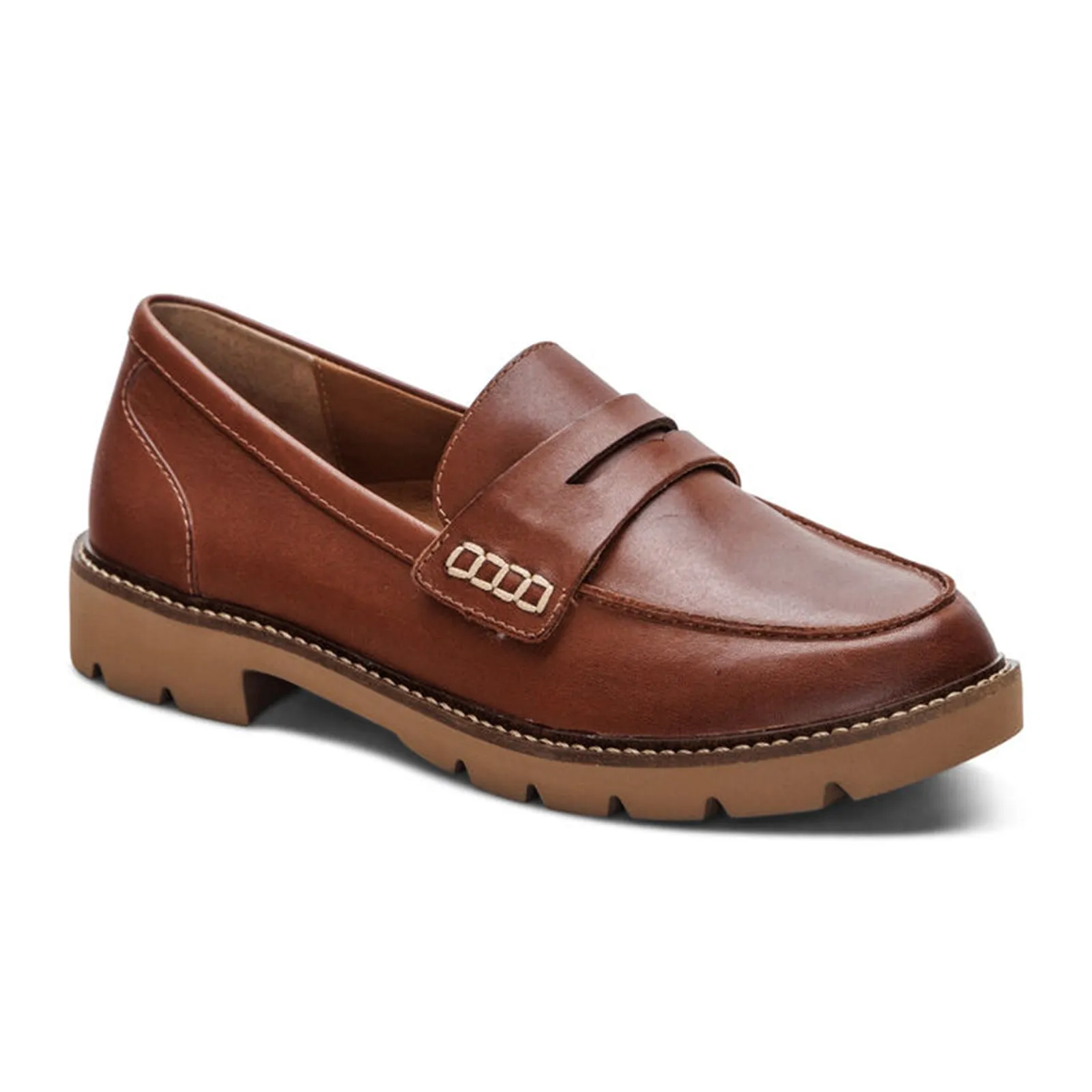 Aetrex Colette Loafer (Women) - Cognac