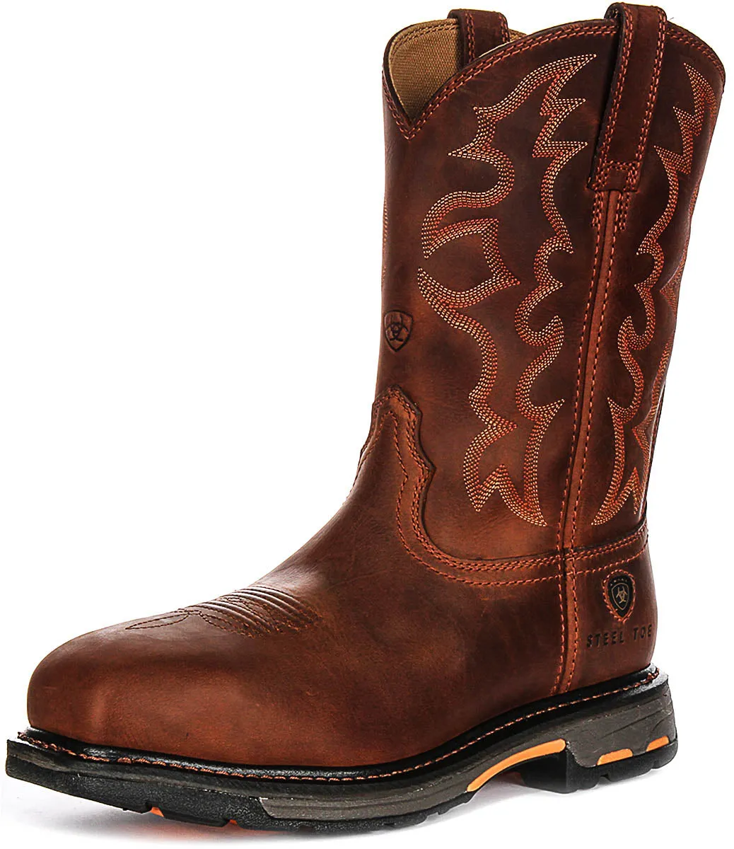 Ariat Workhog Toast Work Boots In Brown For Men