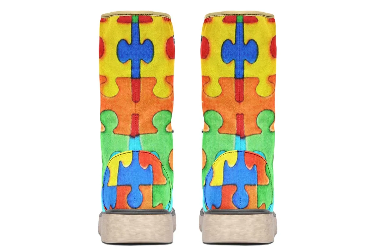 Artistic Autism Awareness Polar Vibe Boots