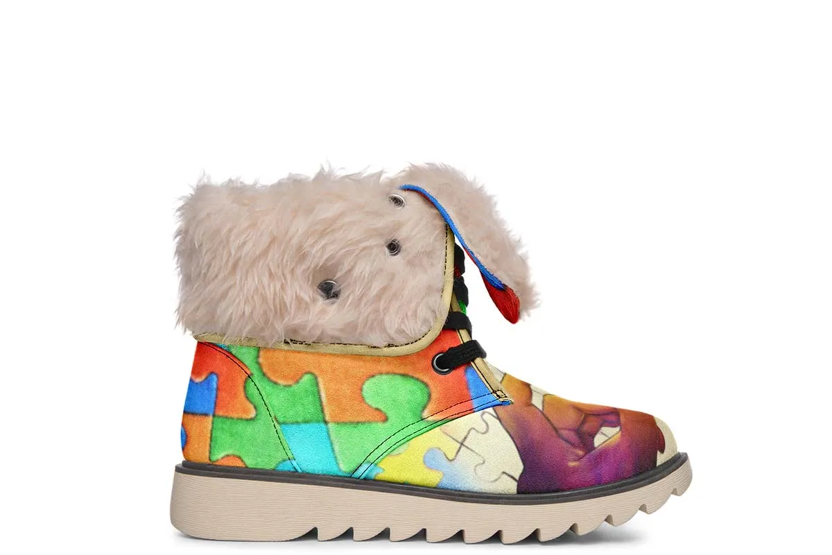 Artistic Autism Awareness Polar Vibe Boots