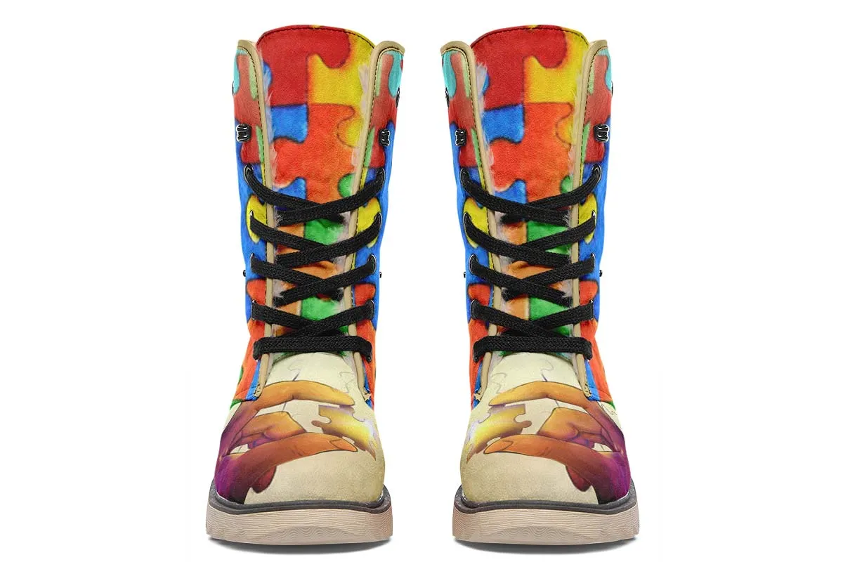 Artistic Autism Awareness Polar Vibe Boots