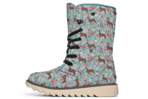 Australian Kelpie Flower Polar Vibe Boots