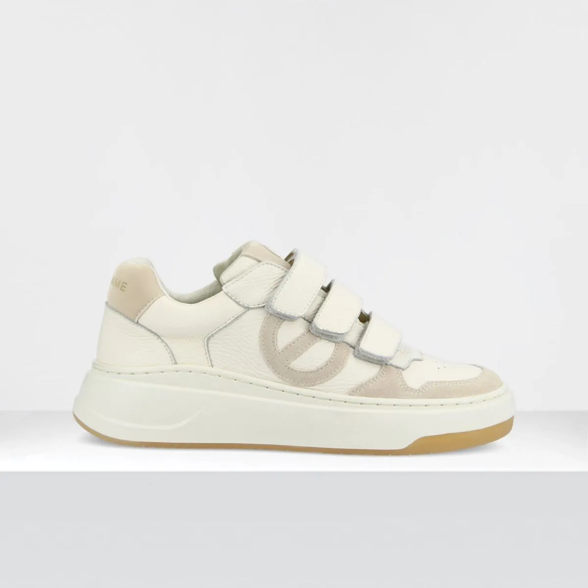 Bridget Straps Suede Dove Sneakers