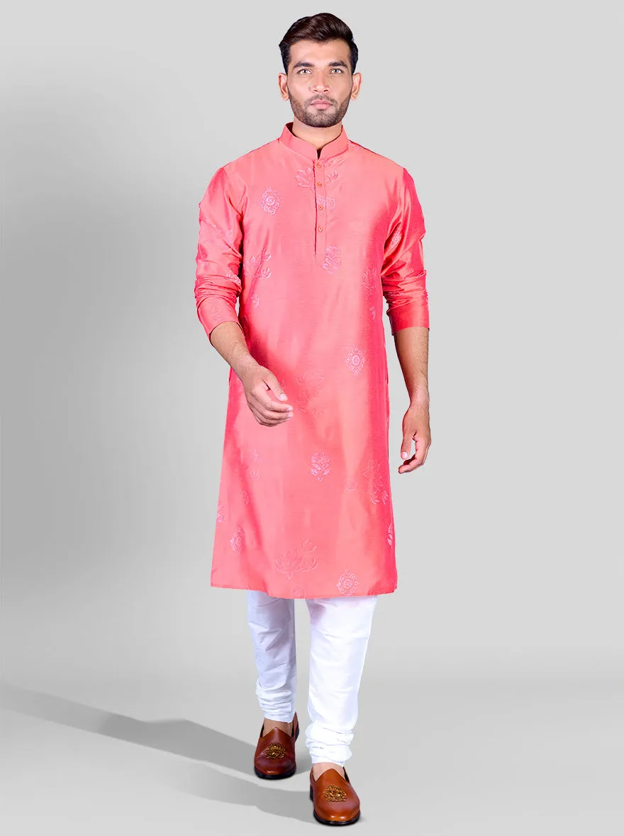 Carrot Red Kurta Set | Azania