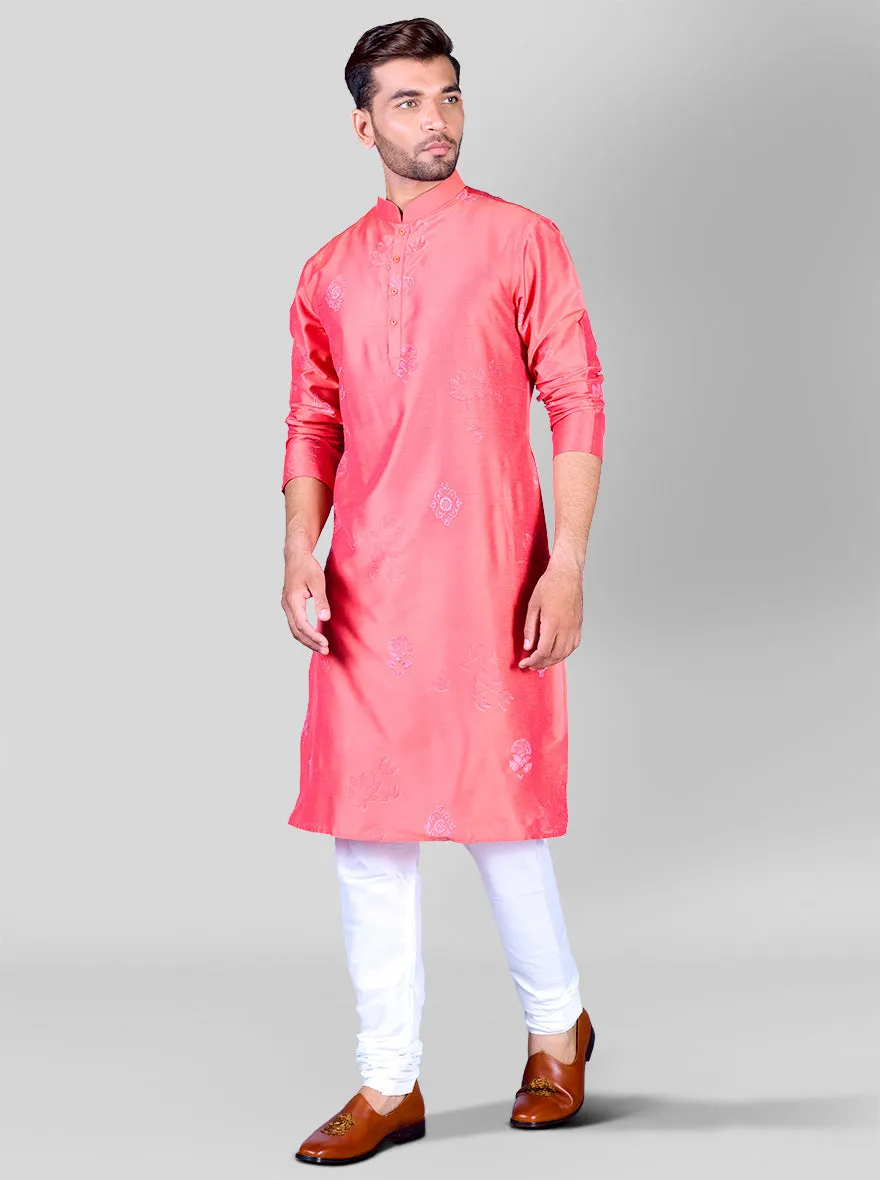 Carrot Red Kurta Set | Azania