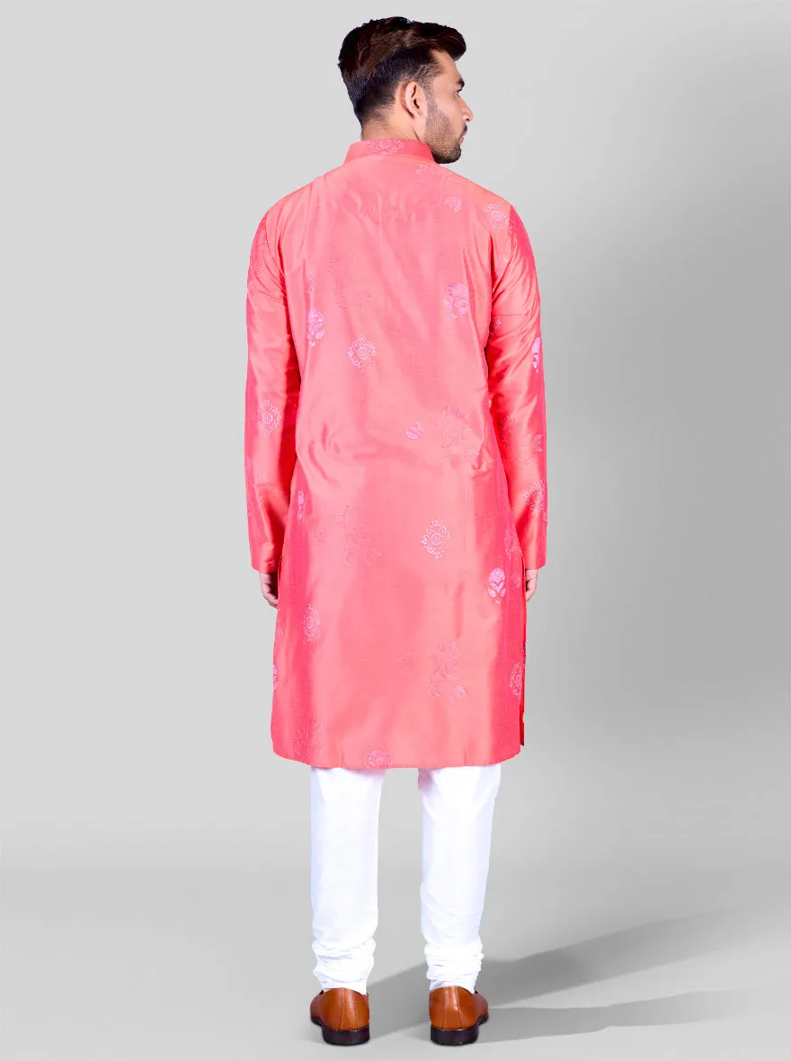 Carrot Red Kurta Set | Azania