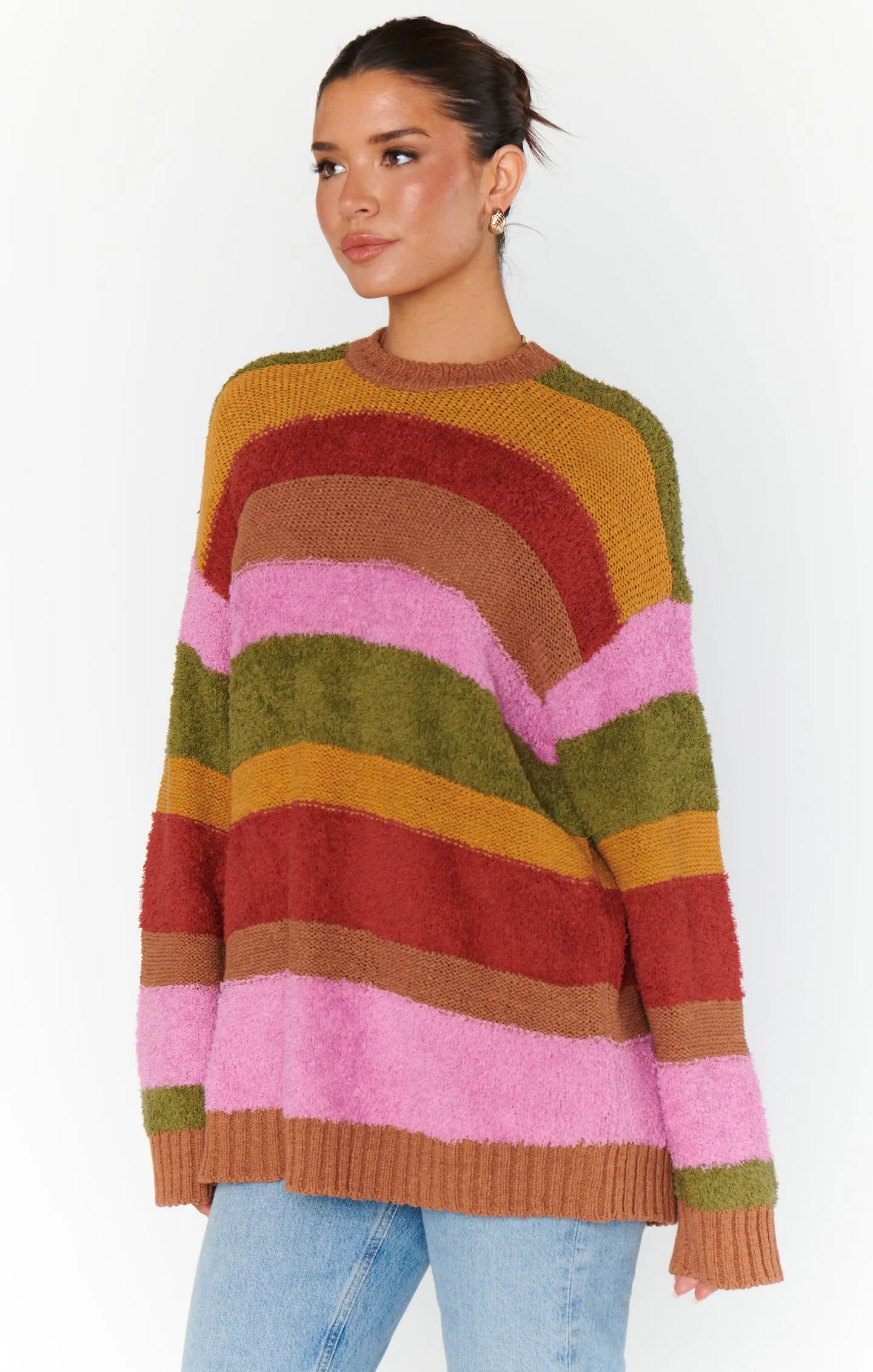 Chilly Sweater ~ Hutch Multi Stripe Knit