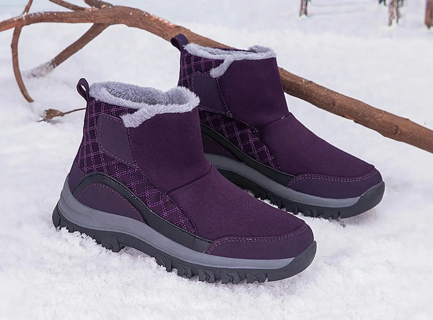 FitVille Women's High-Top Winter Snow Boots