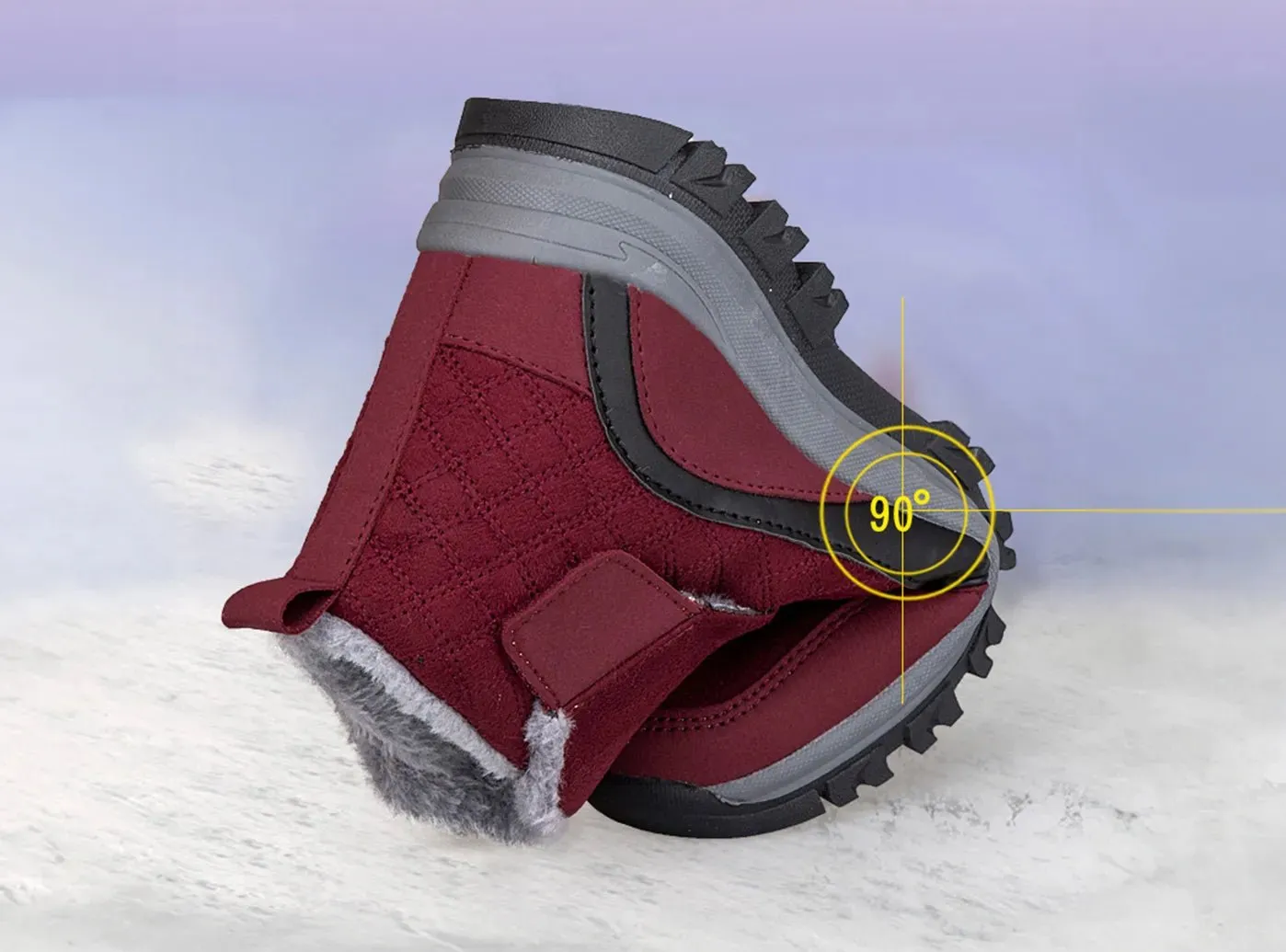 FitVille Women's High-Top Winter Snow Boots