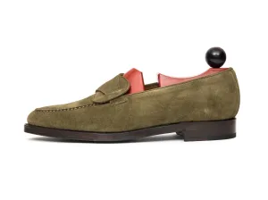 Hawthorne - MTO - Olive Suede - TMG Last - Double Leather Sole