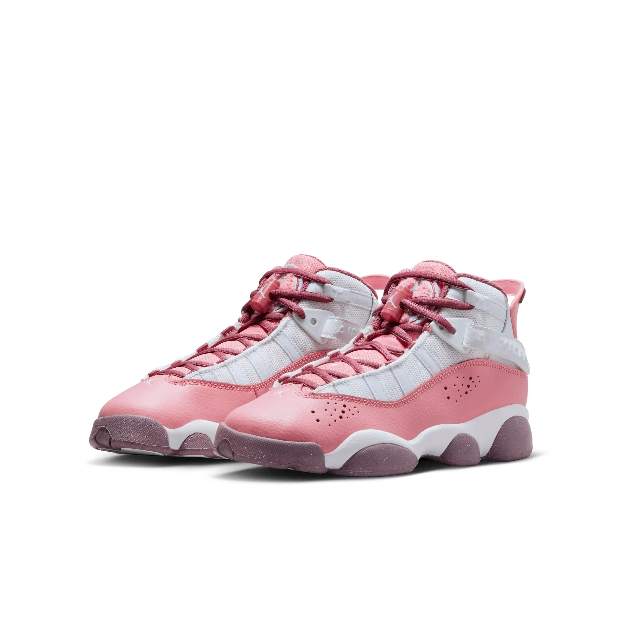 Jordan 6 Rings GS - CORAL CHALK/DESERT BERRY-WHITE