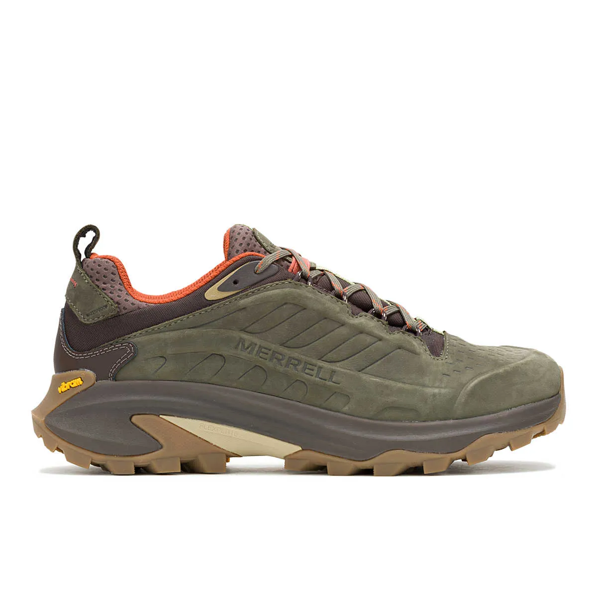 Men's Merrell Moab Speed 2 Leather Waterproof Color: Olive