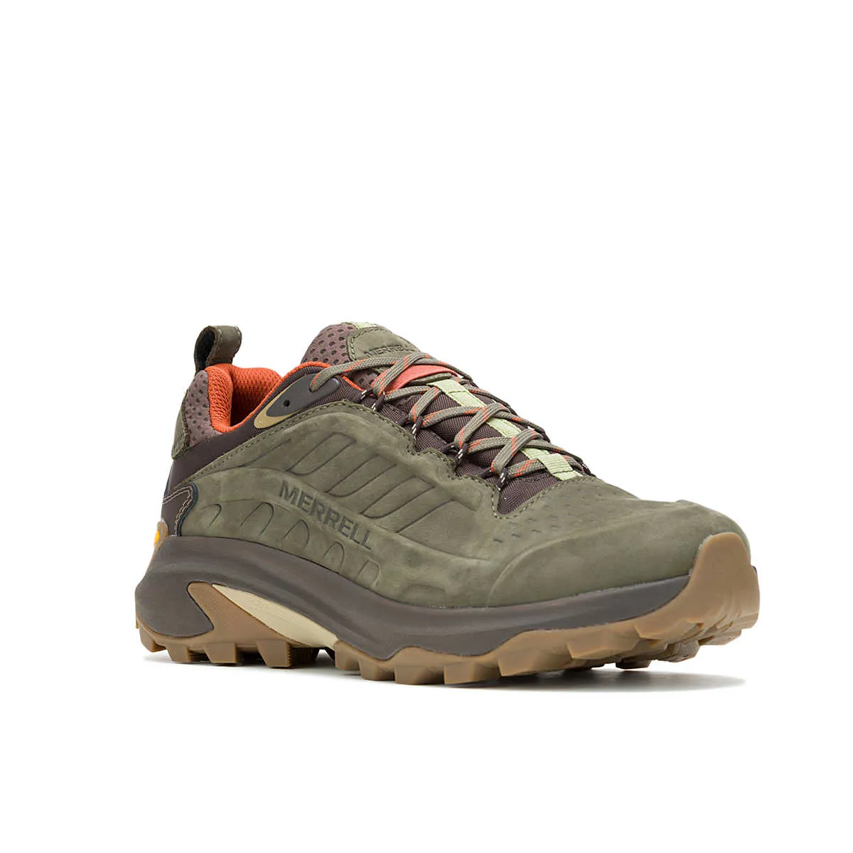 Men's Merrell Moab Speed 2 Leather Waterproof Color: Olive