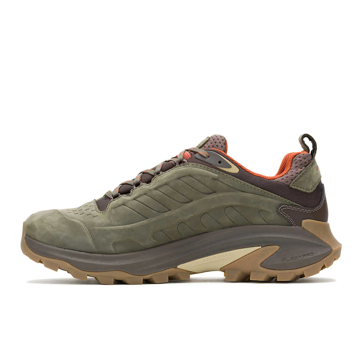 Men's Merrell Moab Speed 2 Leather Waterproof Color: Olive