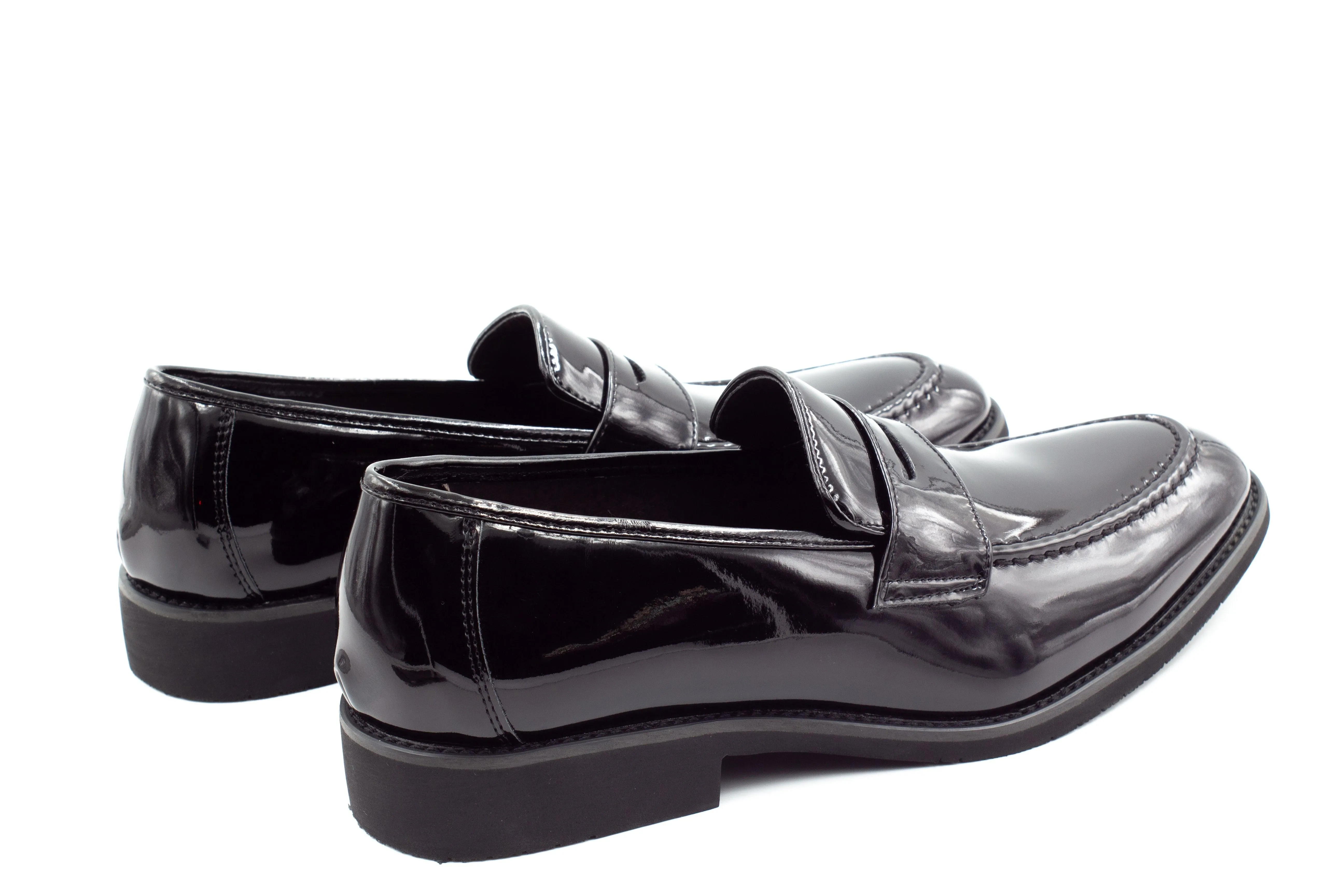 Mens Oslo Loafers - Patent Black