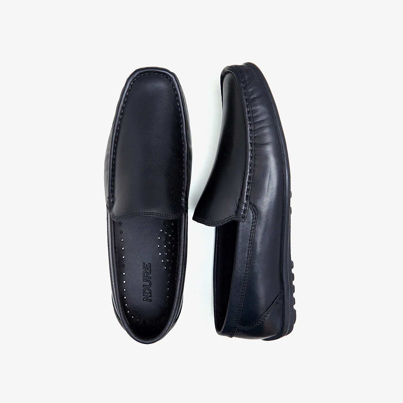 Men's Plain Leather Loafers