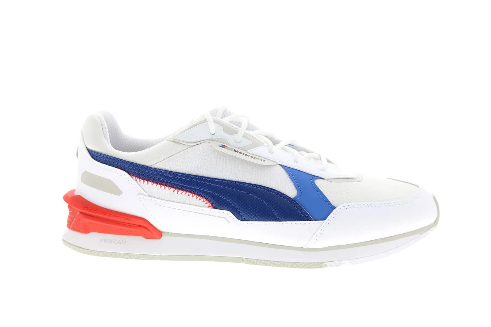 Men's Shoes PUMA BMW MOTORSPORT LOW RACER Sneakers 30693902 PUMA WHITE / BLUE