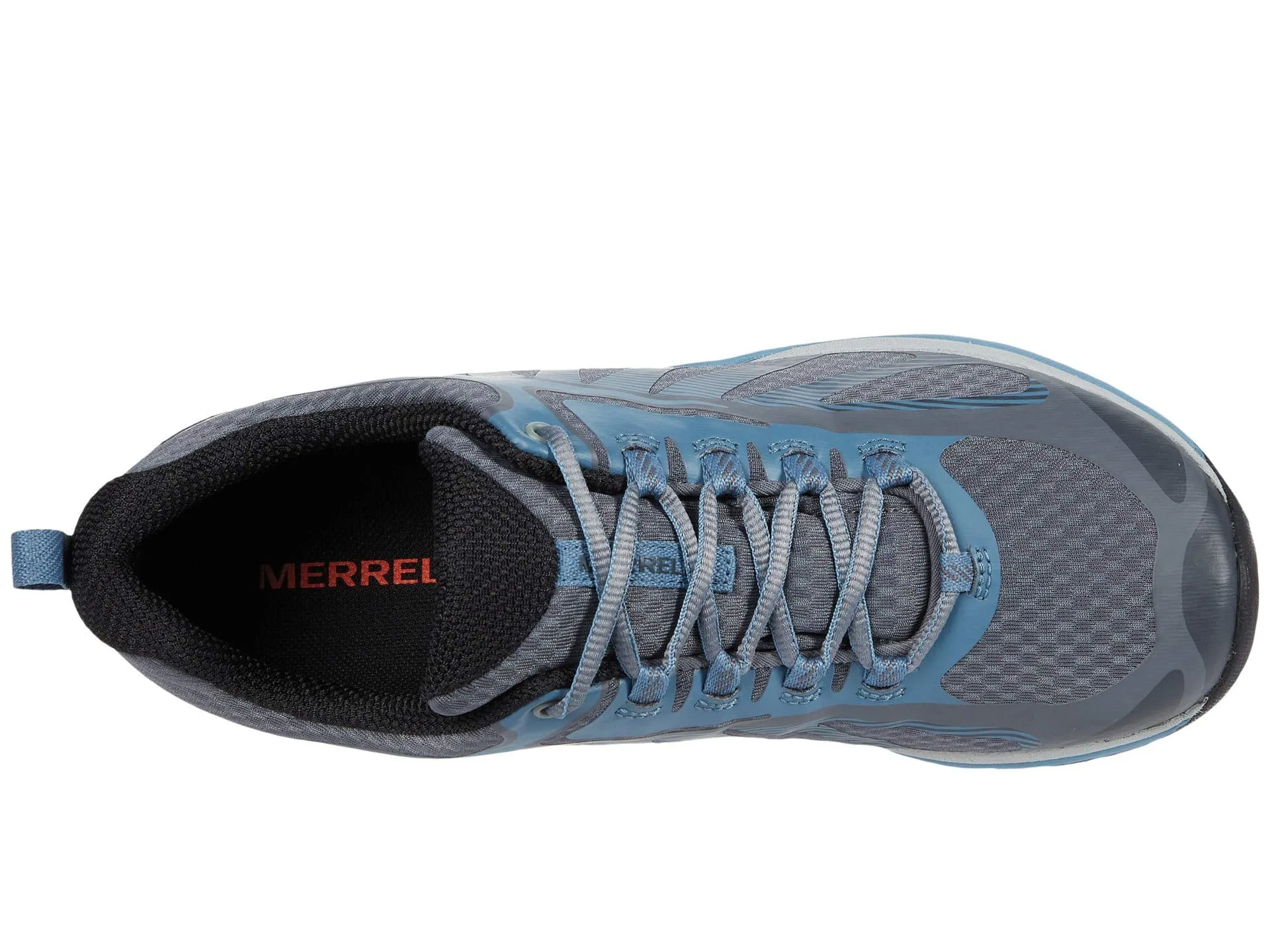 Merrell Siren Edge 3 Waterproof Hiking Shoes, Grey/Blue