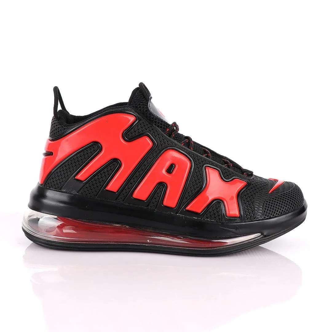 NAM Up Tempo Men Running Sneakers Black Red