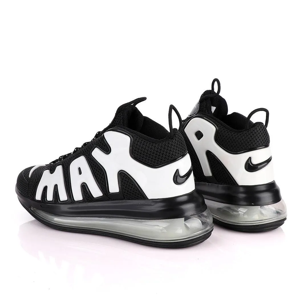 NAM Up Tempo Men Running Sneakers Black White