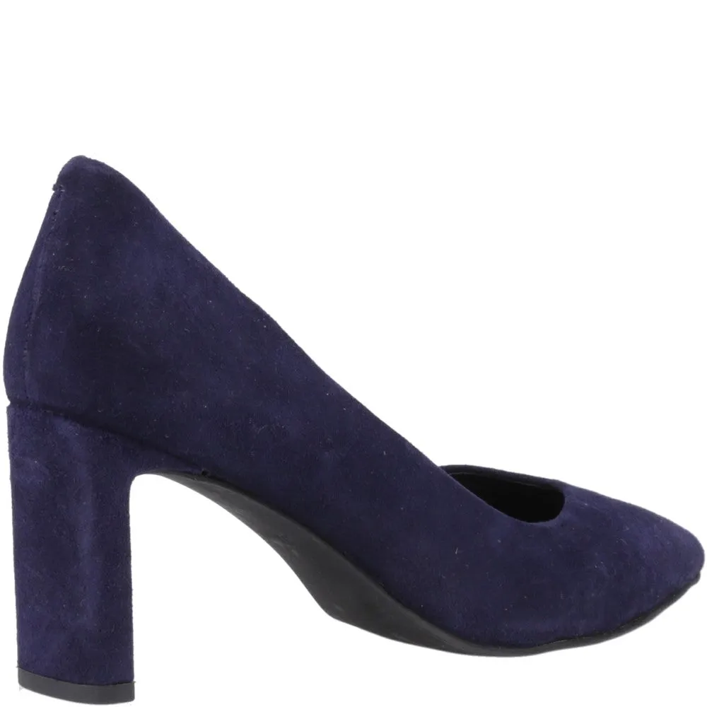 Navy Olivia Court Shoes