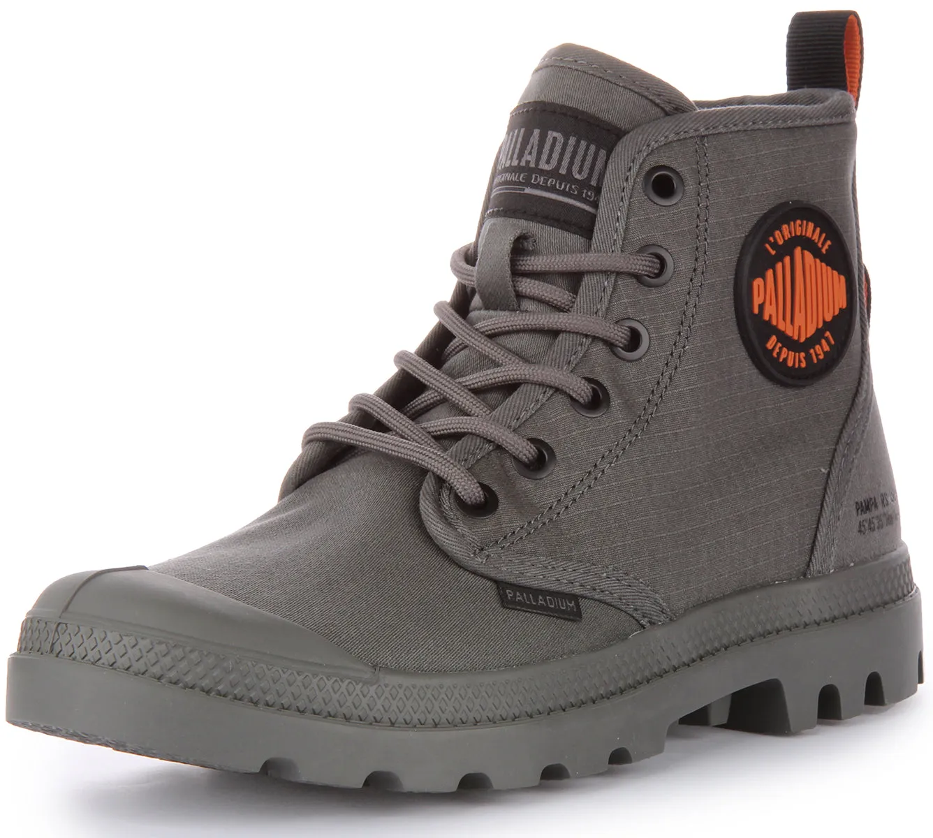 Palladium Pampa Hi Supply In Gun Metal For Unisex