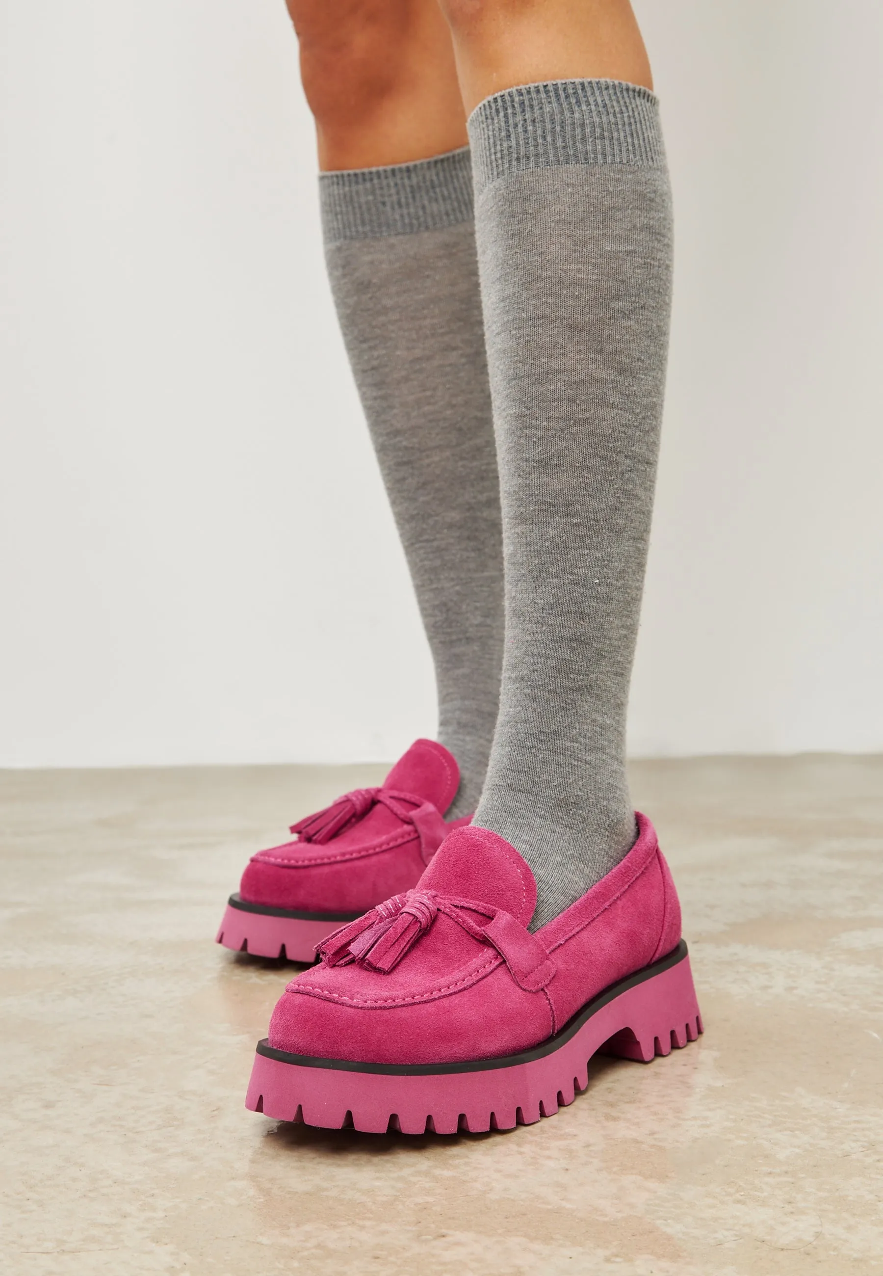 Platform Loafers Ksenia - Pink