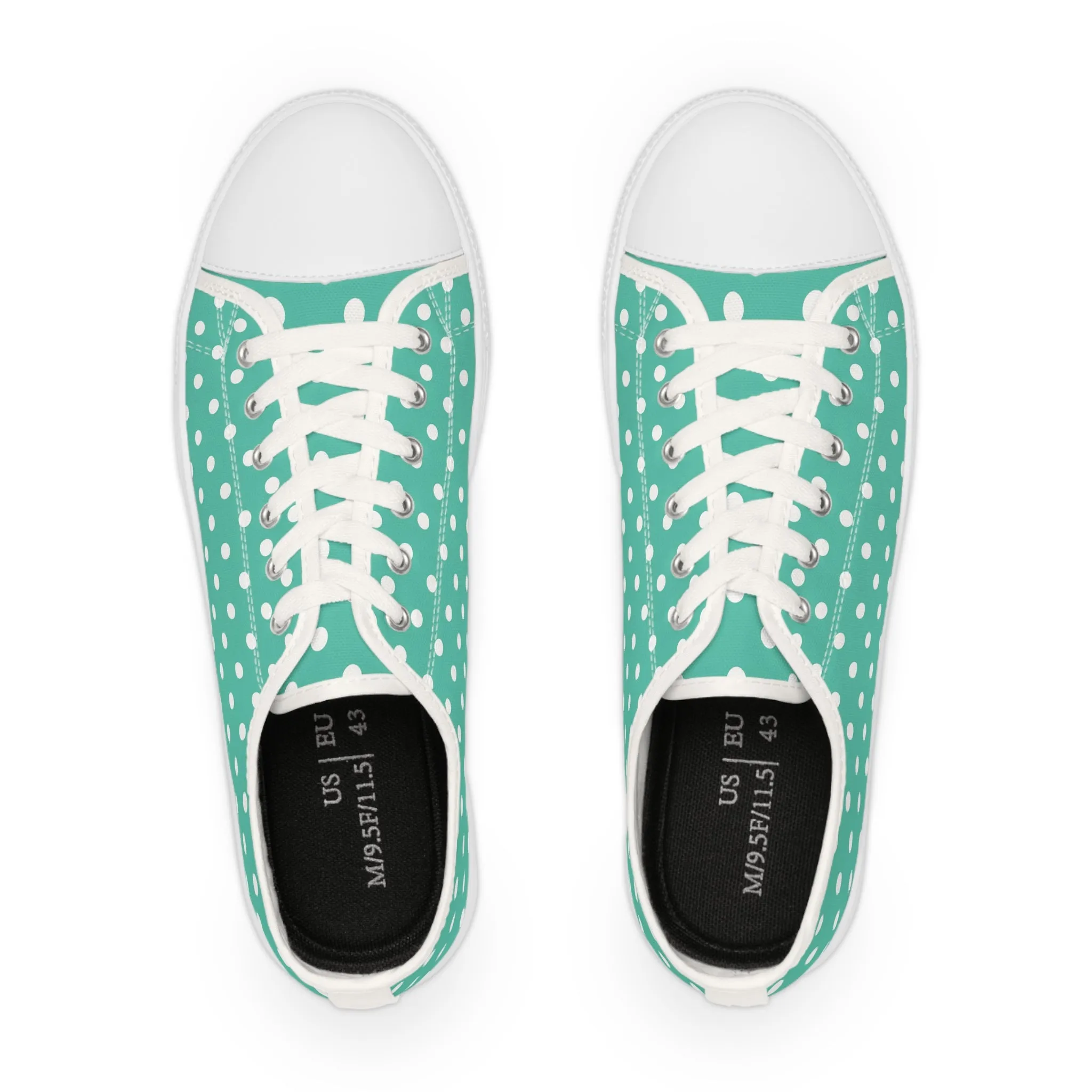 Polka Dot Men's Low Top Sneakers