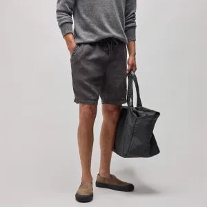 Relaxed Fit Linen Short - Magma Pigment