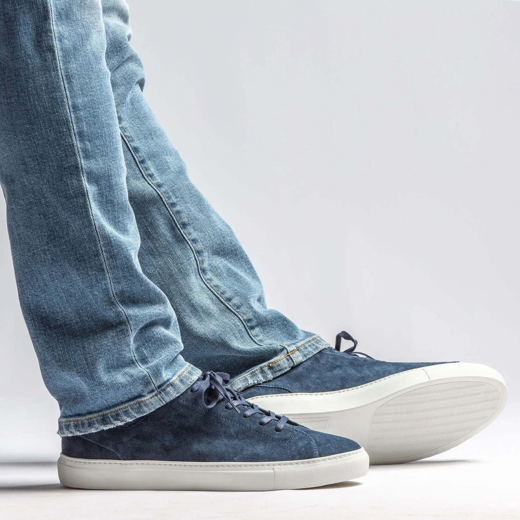 Salina Suede Sneaker Navy