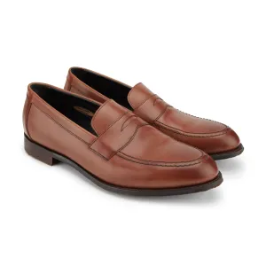 Sandy Brown Penny Loafer