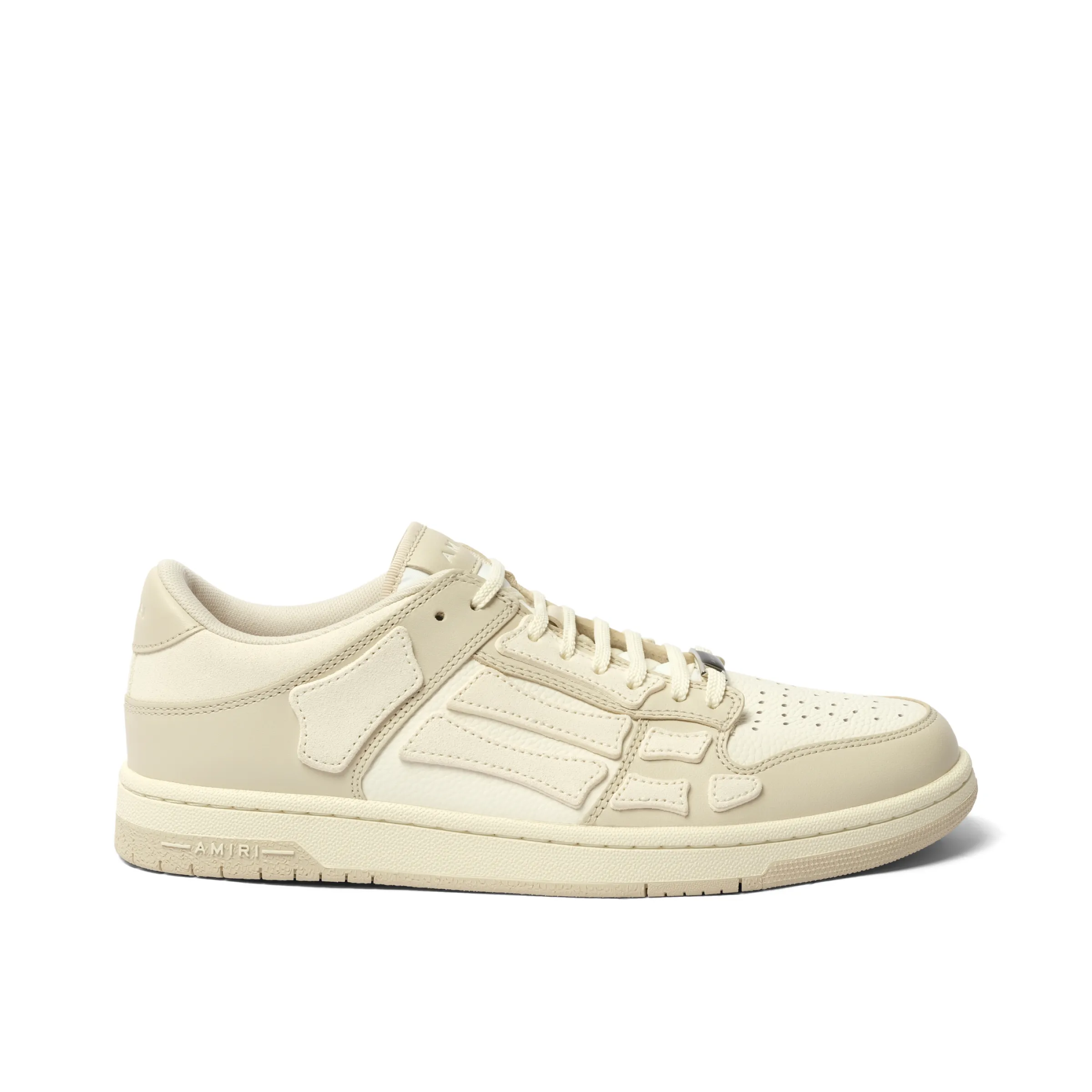 Skeleton Low Top Sneaker in Alabaster