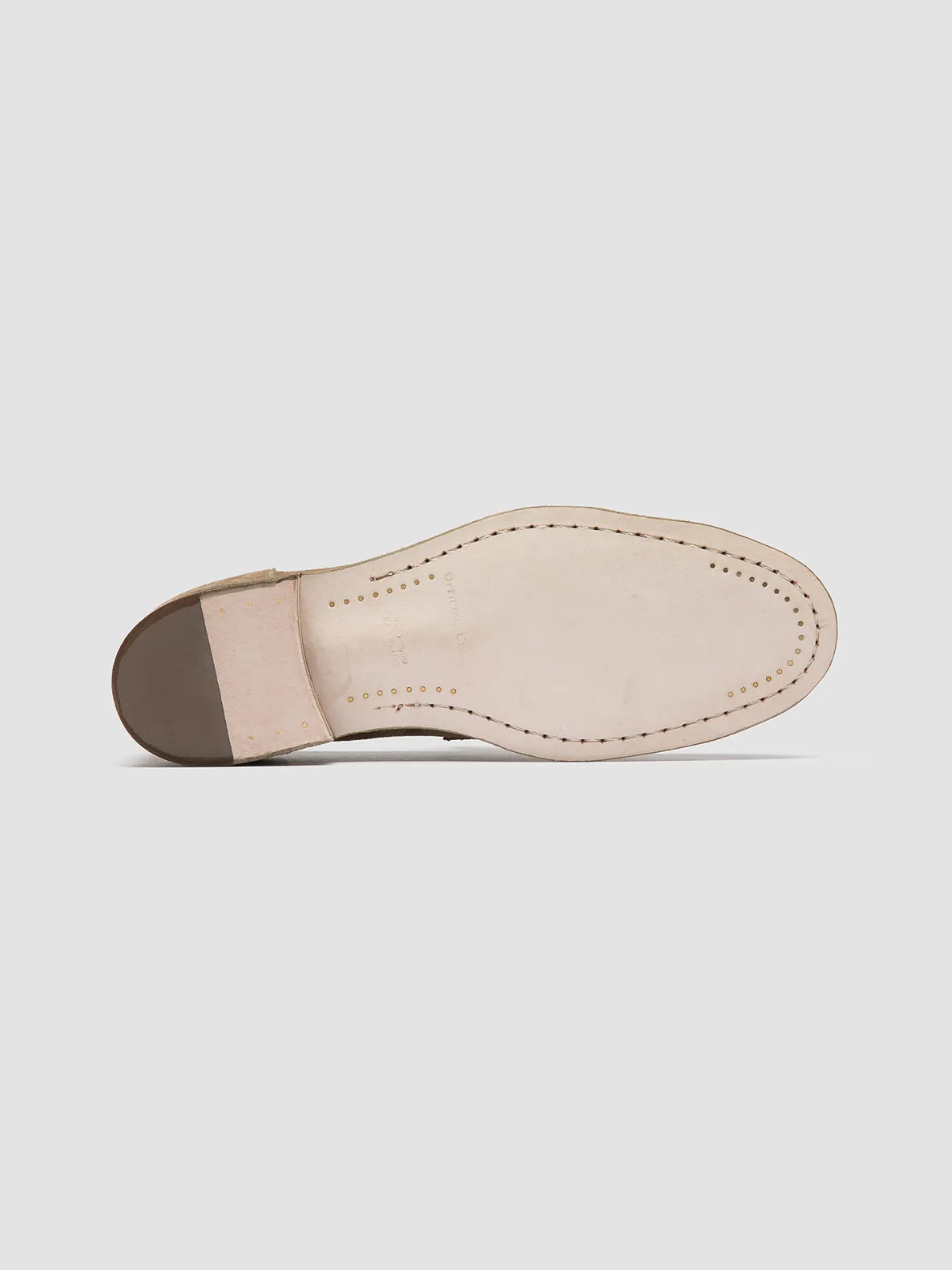 SOLITUDE 001 - Taupe Suede Penny Loafers