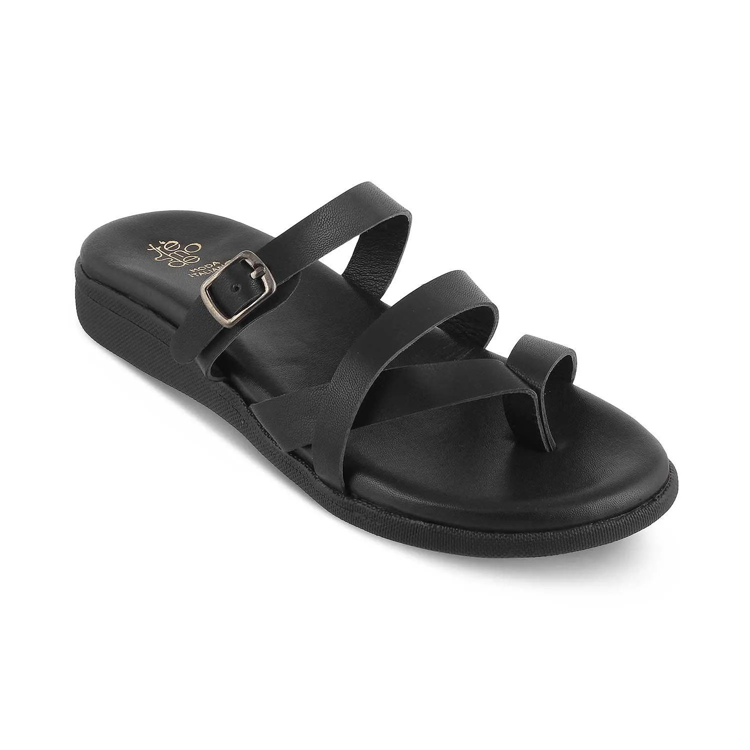 The Mos Black Women's Casual Flats Tresmode