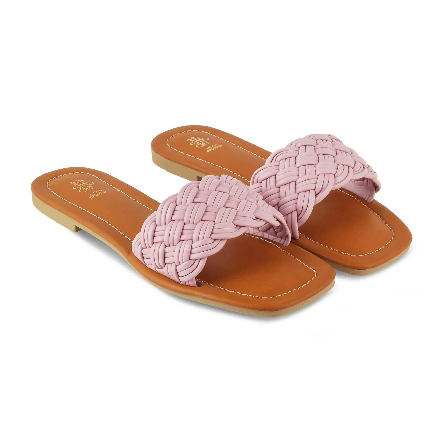 The Royza Pink Women's Casual Flats Tresmode