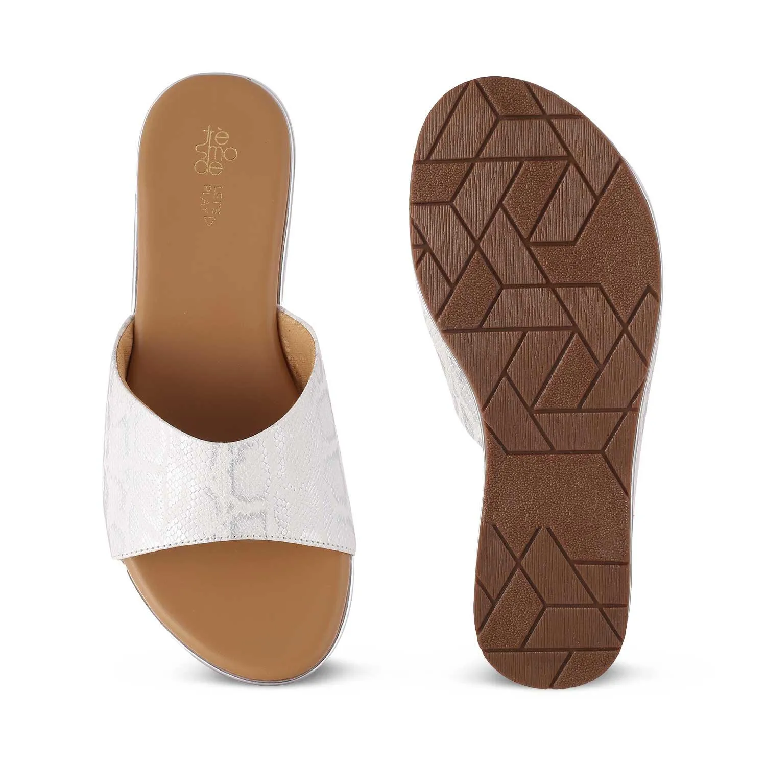 The Safad White Women's Dress Flats Tresmode