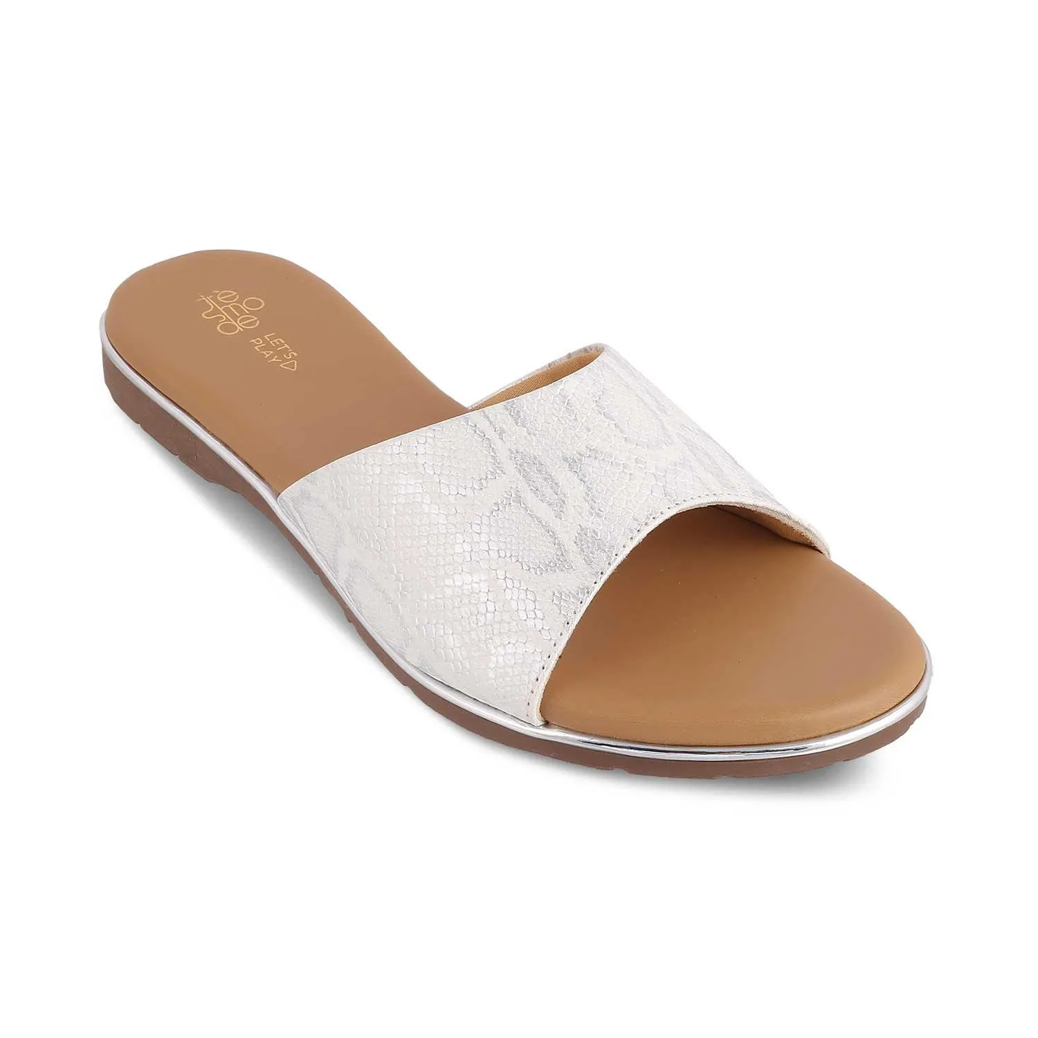 The Safad White Women's Dress Flats Tresmode