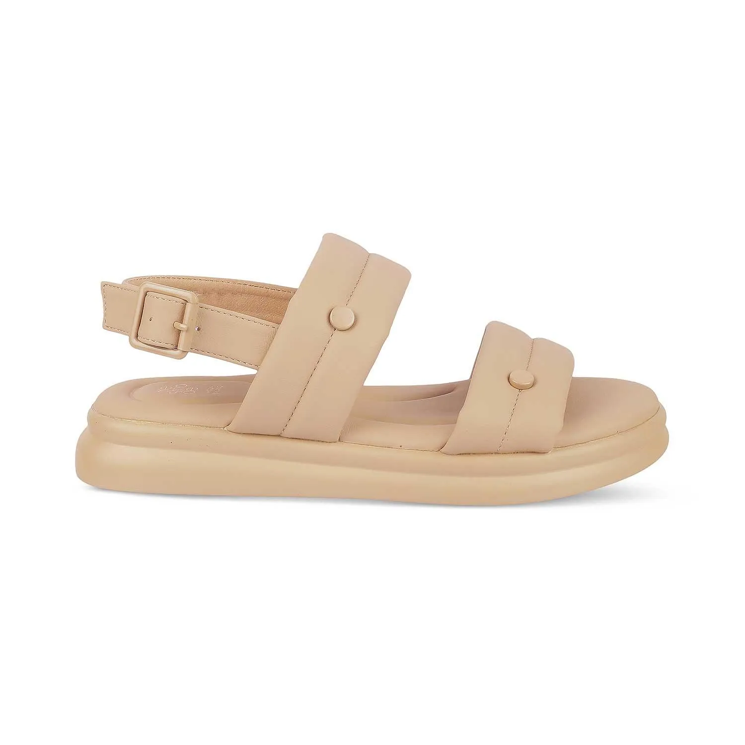 Tresmode Sanform Camel Women's Casual Platform Flats